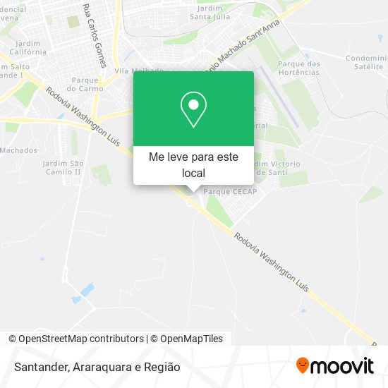 Santander mapa