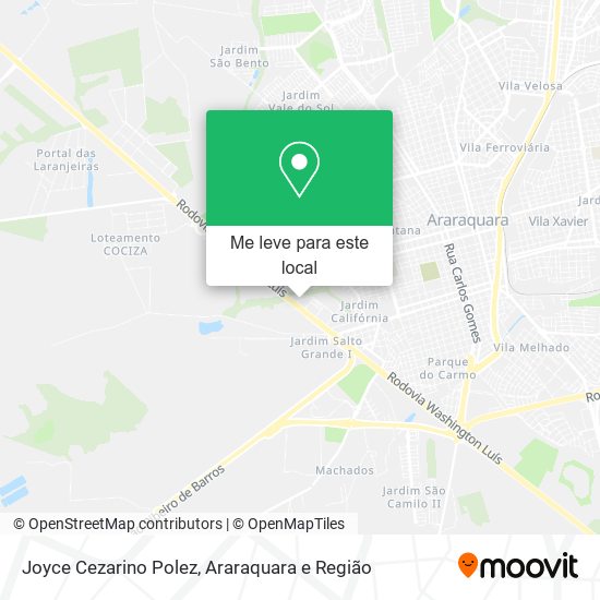 Joyce Cezarino Polez mapa