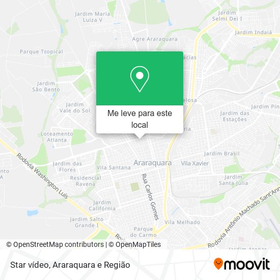 Star vídeo mapa
