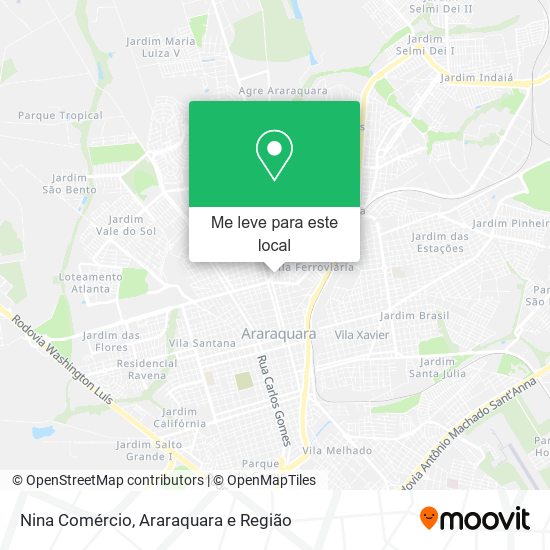 Nina Comércio mapa