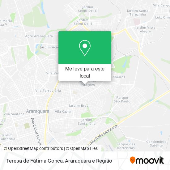 Teresa de Fátima Gonca mapa