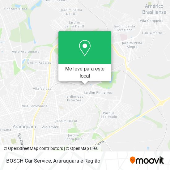 BOSCH Car Service mapa