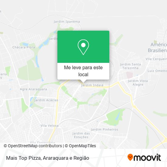 Mais Top Pizza mapa