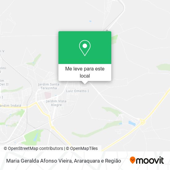 Maria Geralda Afonso Vieira mapa