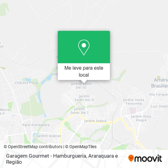 Garagem Gourmet - Hamburgueria mapa