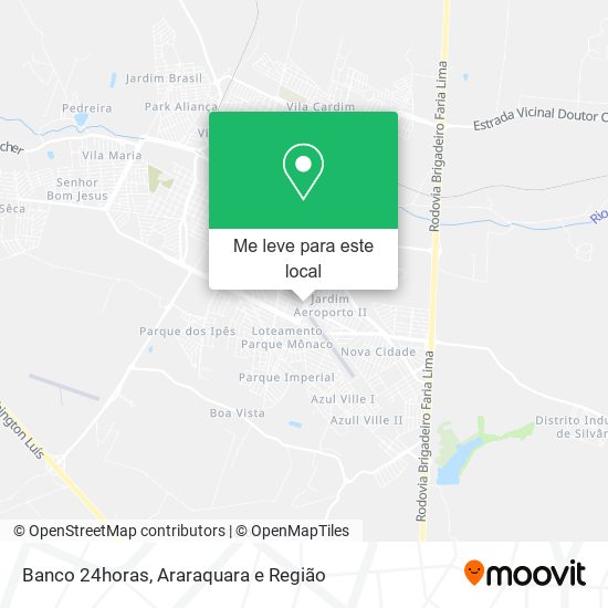 Banco 24horas mapa