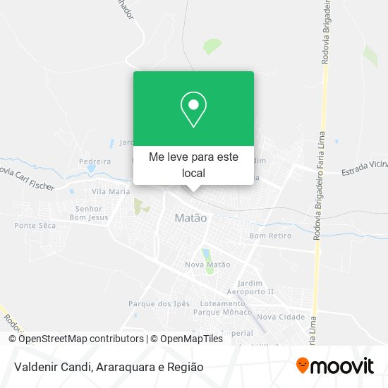 Valdenir Candi mapa