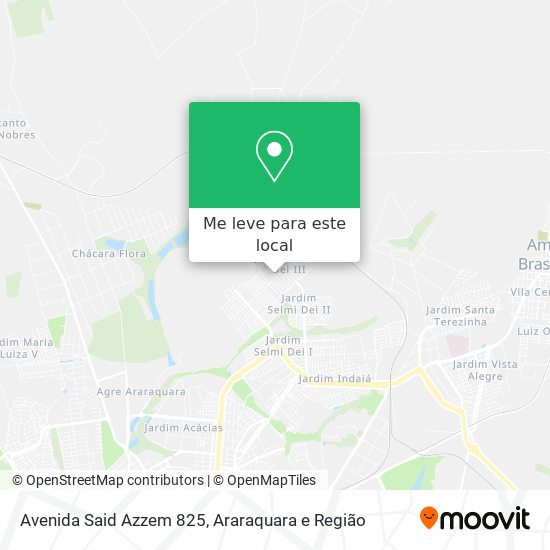 Avenida Said Azzem 825 mapa