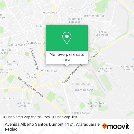 Avenida Alberto Santos Dumont 1121 mapa