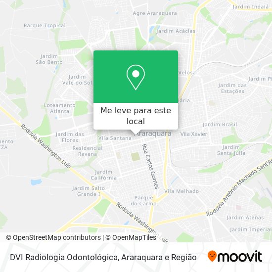 DVI Radiologia Odontológica mapa