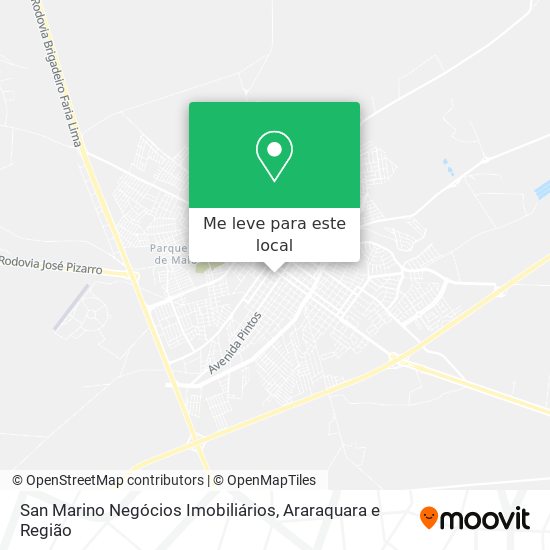 San Marino Negócios Imobiliários mapa