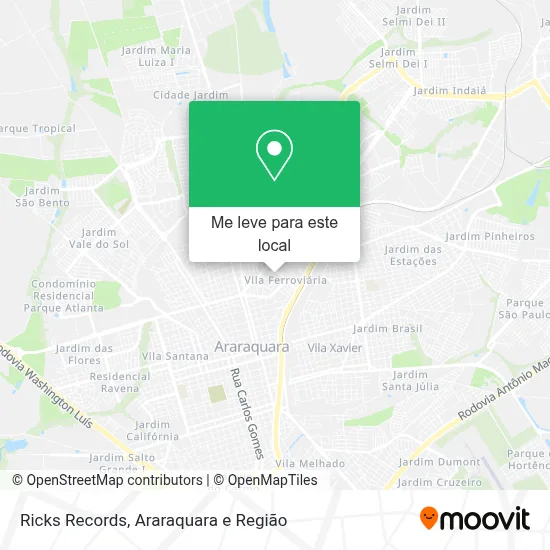 Ricks Records mapa