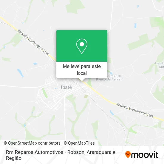 Rm Reparos Automotivos - Robson mapa