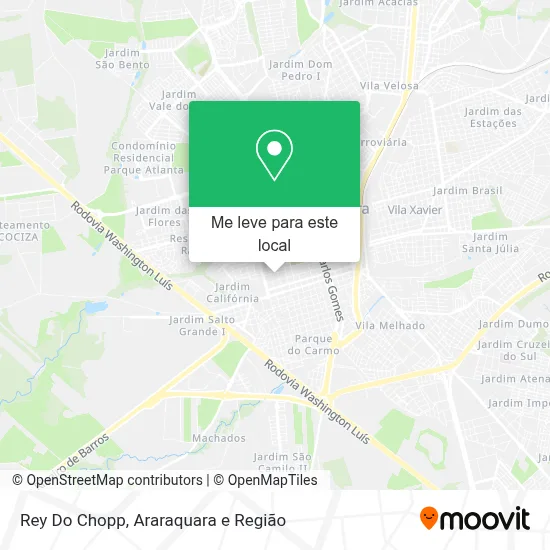 Rey Do Chopp mapa