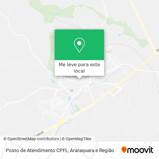 Posto de Atendimento CPFL mapa