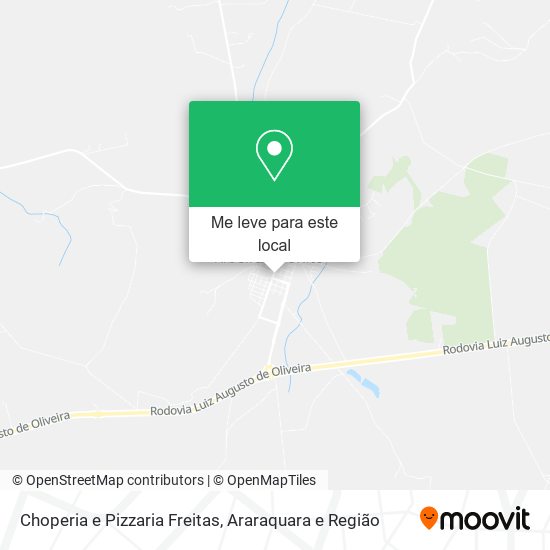 Choperia e Pizzaria Freitas mapa