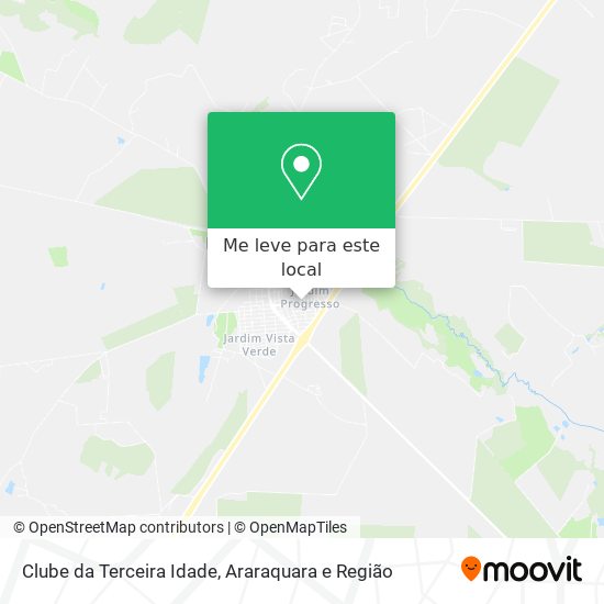 Clube da Terceira Idade mapa