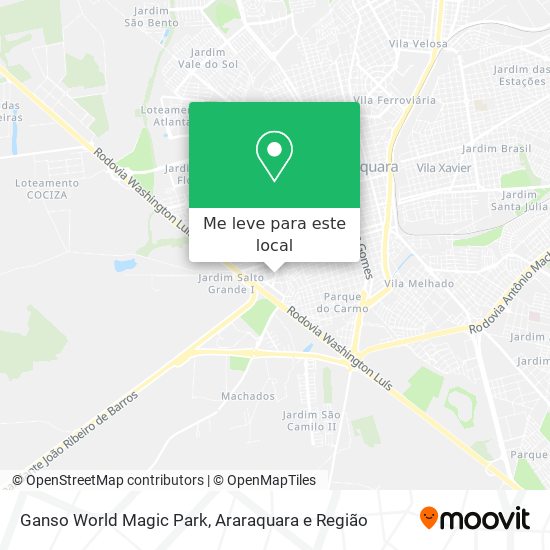 Ganso World Magic Park mapa
