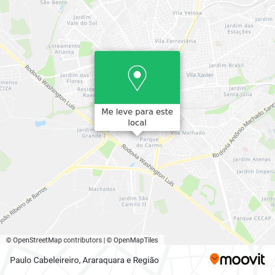 Paulo Cabeleireiro mapa