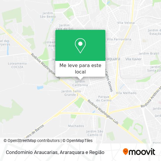 Condominio Araucarias mapa