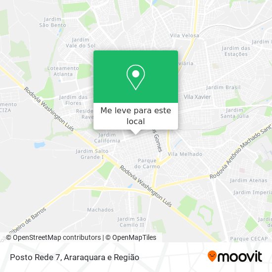 Posto Rede 7 mapa