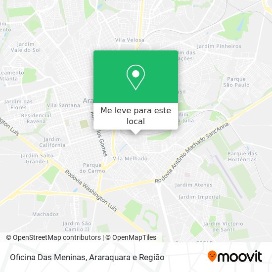 Oficina Das Meninas mapa