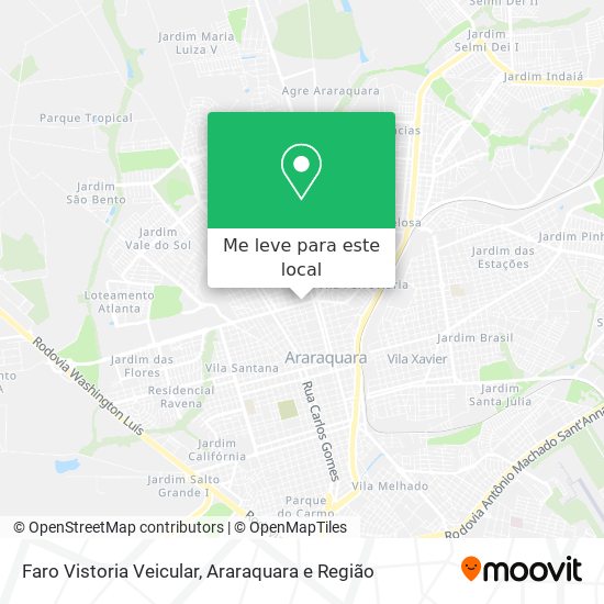 Faro Vistoria Veicular mapa