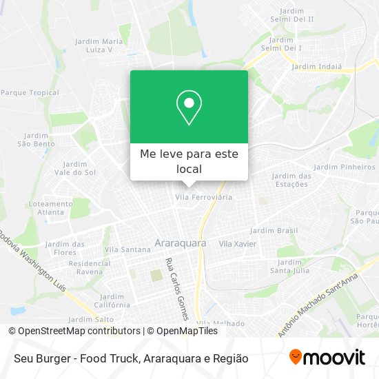 Seu Burger - Food Truck mapa
