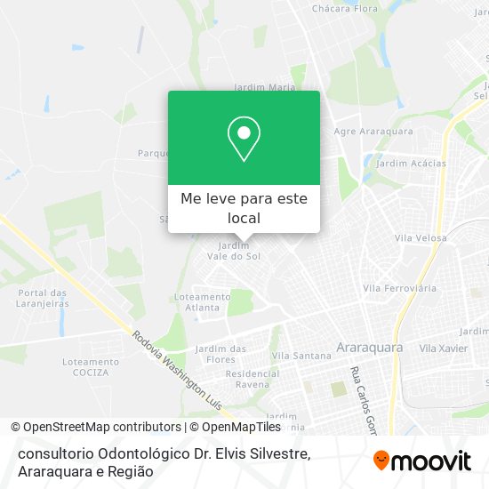 consultorio Odontológico Dr. Elvis Silvestre mapa