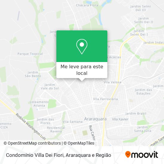 Condomínio Villa Dei Fiori mapa