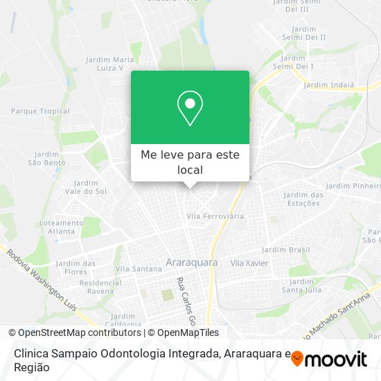 Clinica Sampaio Odontologia Integrada mapa