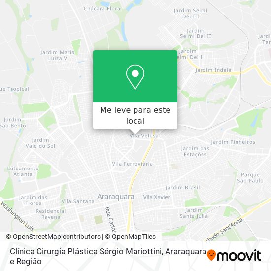 Clínica Cirurgia Plástica Sérgio Mariottini mapa