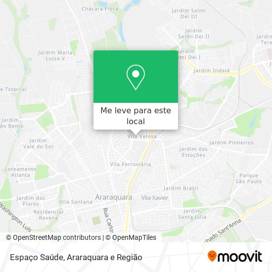 Espaço Saúde mapa