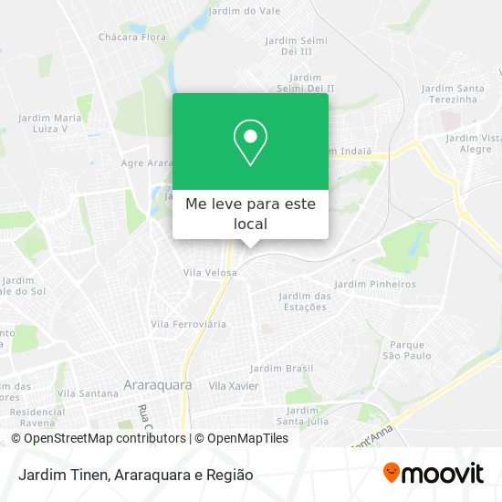 Jardim Tinen mapa
