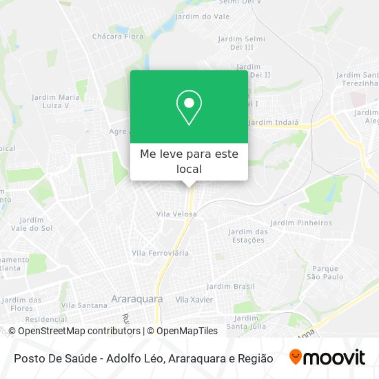 Posto De Saúde - Adolfo Léo mapa