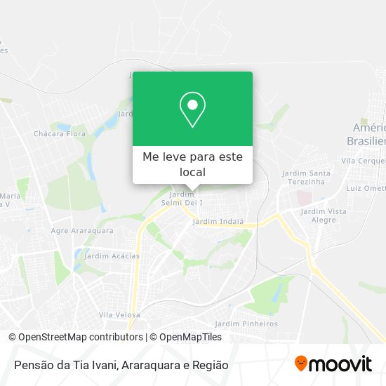 Pensão da Tia Ivani mapa