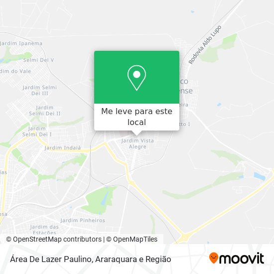 Área De Lazer Paulino mapa