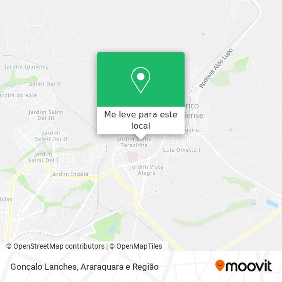 Gonçalo Lanches mapa