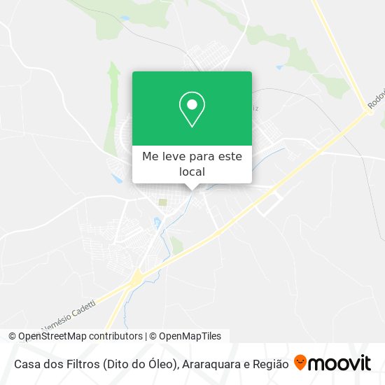 Casa dos Filtros (Dito do Óleo) mapa