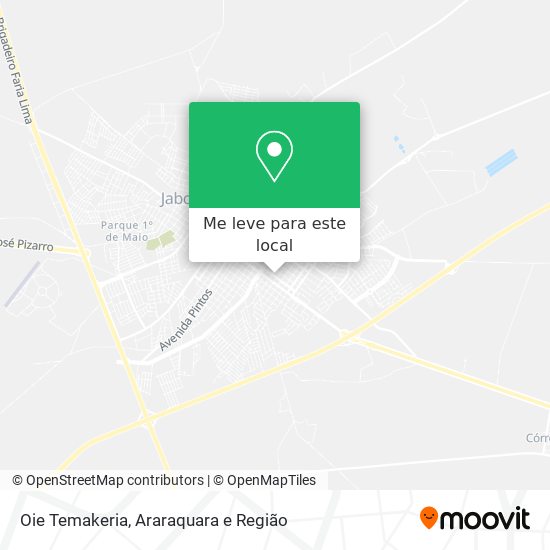 Oie Temakeria mapa