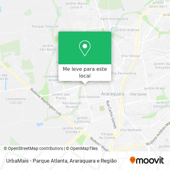 UrbaMais - Parque Atlanta mapa