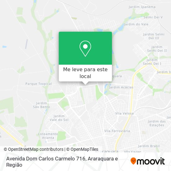 Avenida Dom Carlos Carmelo 716 mapa