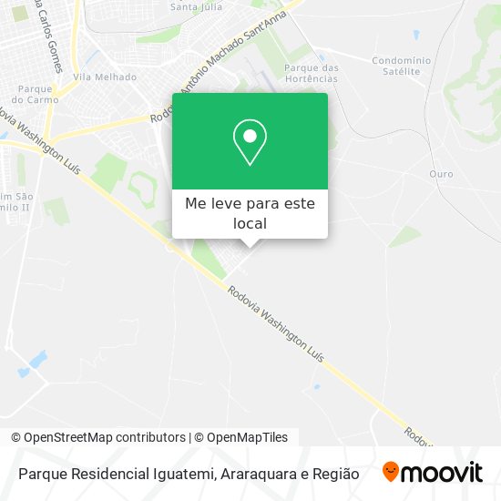 Parque Residencial Iguatemi mapa