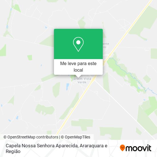 Capela Nossa Senhora Aparecida mapa
