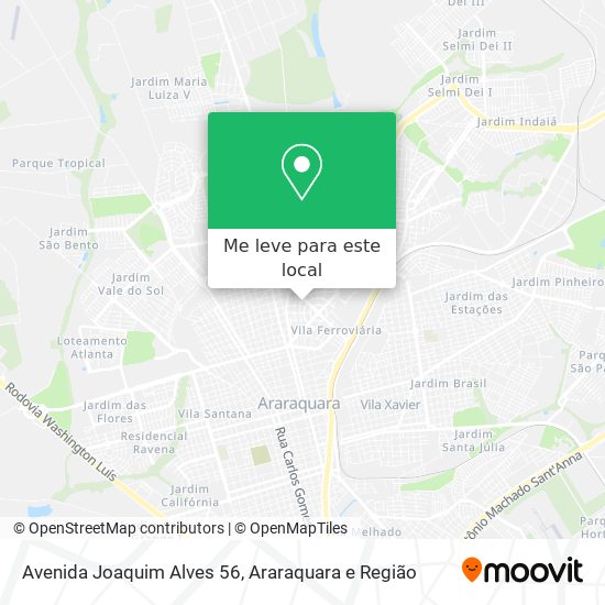 Avenida Joaquim Alves 56 mapa