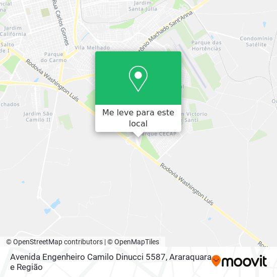 Avenida Engenheiro Camilo Dinucci 5587 mapa