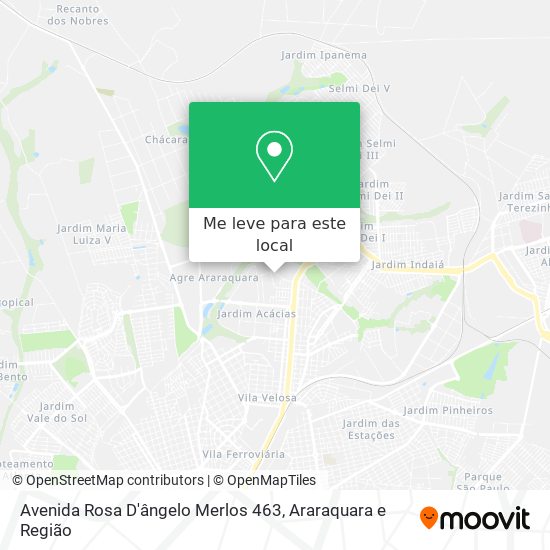 Avenida Rosa D'ângelo Merlos 463 mapa