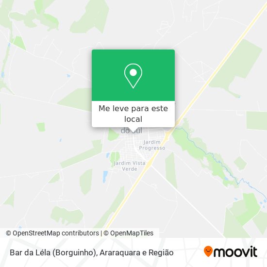Bar da Léla (Borguinho) mapa