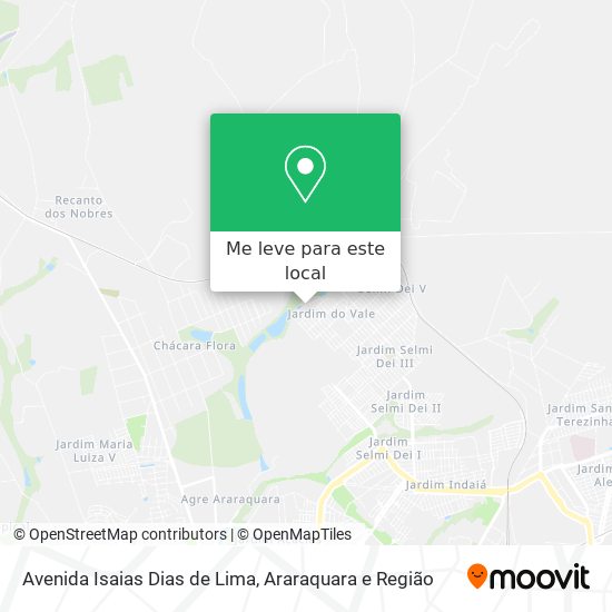 Avenida Isaias Dias de Lima mapa