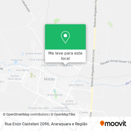Rua Enzo Castelani 2096 mapa